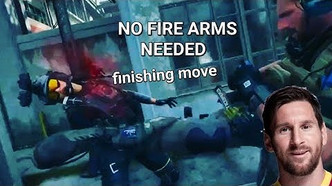 NO FIRE ARMS NEEDED FINISHING MOVE(Messi operator bundle) mw2022