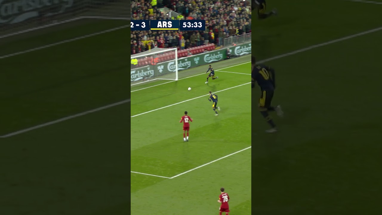 BRILLIANT BACKHEEL ASSIST AS ARSENAL SCORE!