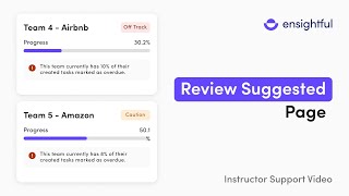 Tutorial Review Suggested Page Instructors