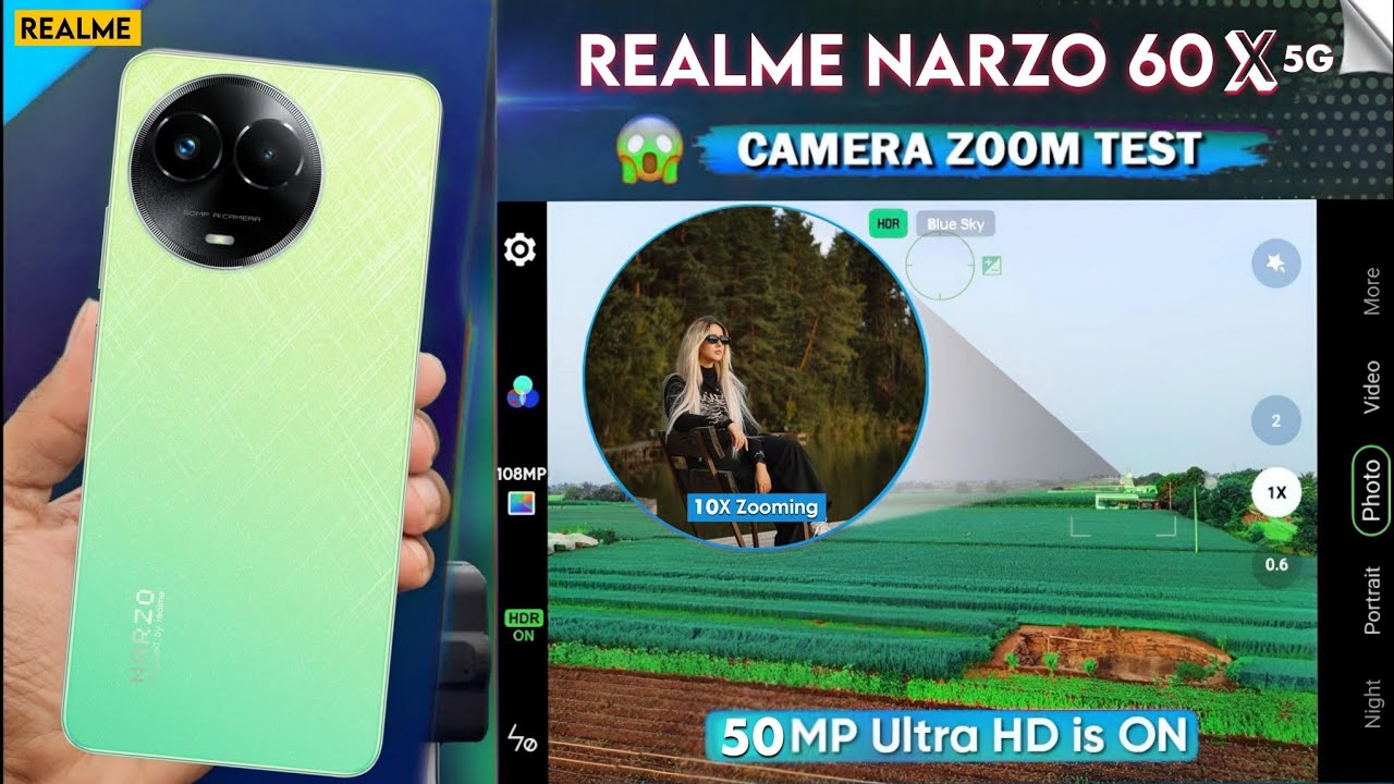 Realme Narzo 60X 5g Camera Zoom Test - Video Zoom Test Photo Zoom Test Full Zoom - Best Camera Test🔥