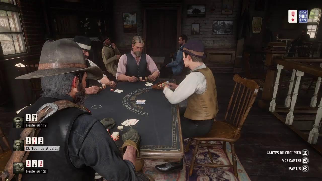 RDR2 Blackjack à Blackwater YouTube
