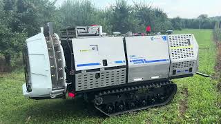 S1000 Sprayer Robot Spraying US Apple Orchard