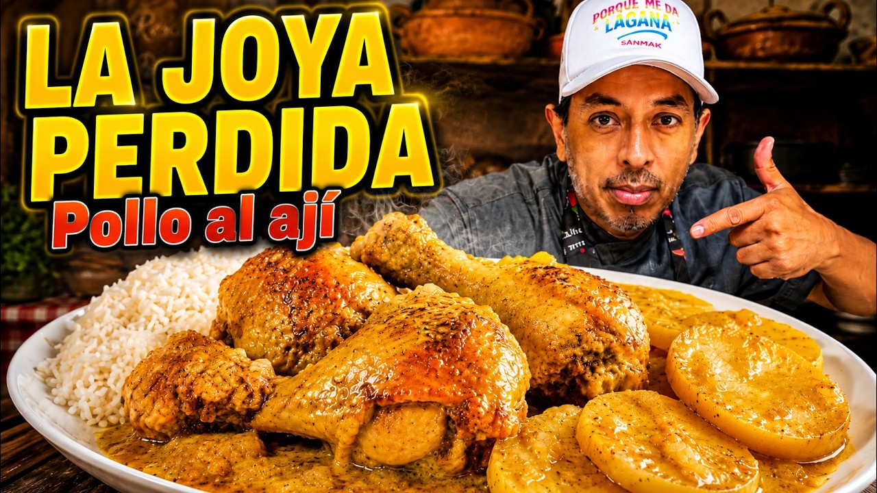 ¡Así se prepara el auténtico Pollo al Ají, RECETA PERDIDA!