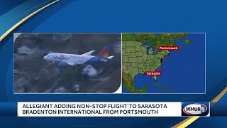 Allegiant Adding Nonstop Flight To Sarasota From Portsmouth