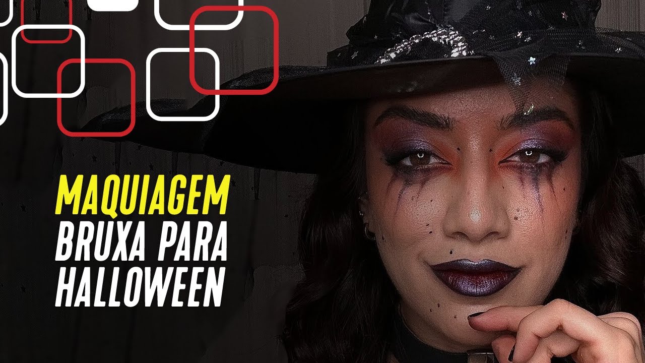 TUTORIAL | Maquiagem de bruxa fácil para o Halloween - YouTube