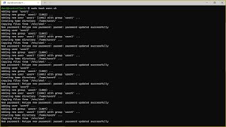 Create multiple users using bash script  Linux