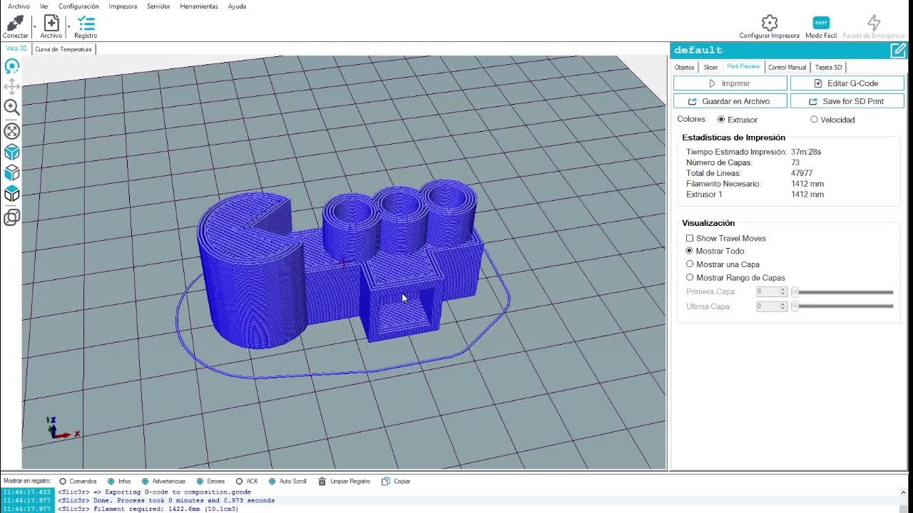 Impresión 3D usando Repetier Host YouTube