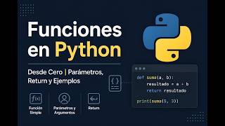 Funciones en Python Desde Cero | Parámetros, Return y Ejemplos