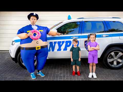 Alex Learns Road Safety with Dad the Policeman 🚦 Rules of Conduct for Kids