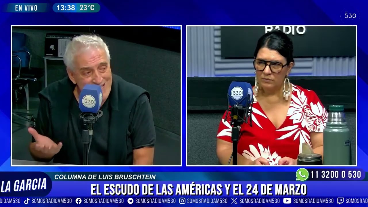 El ESCUDO de las AMÉRICAS y el 24 de MARZO: COLUMNA de LUIS BRUSCHTEIN - LA GARCÍA - AM 530