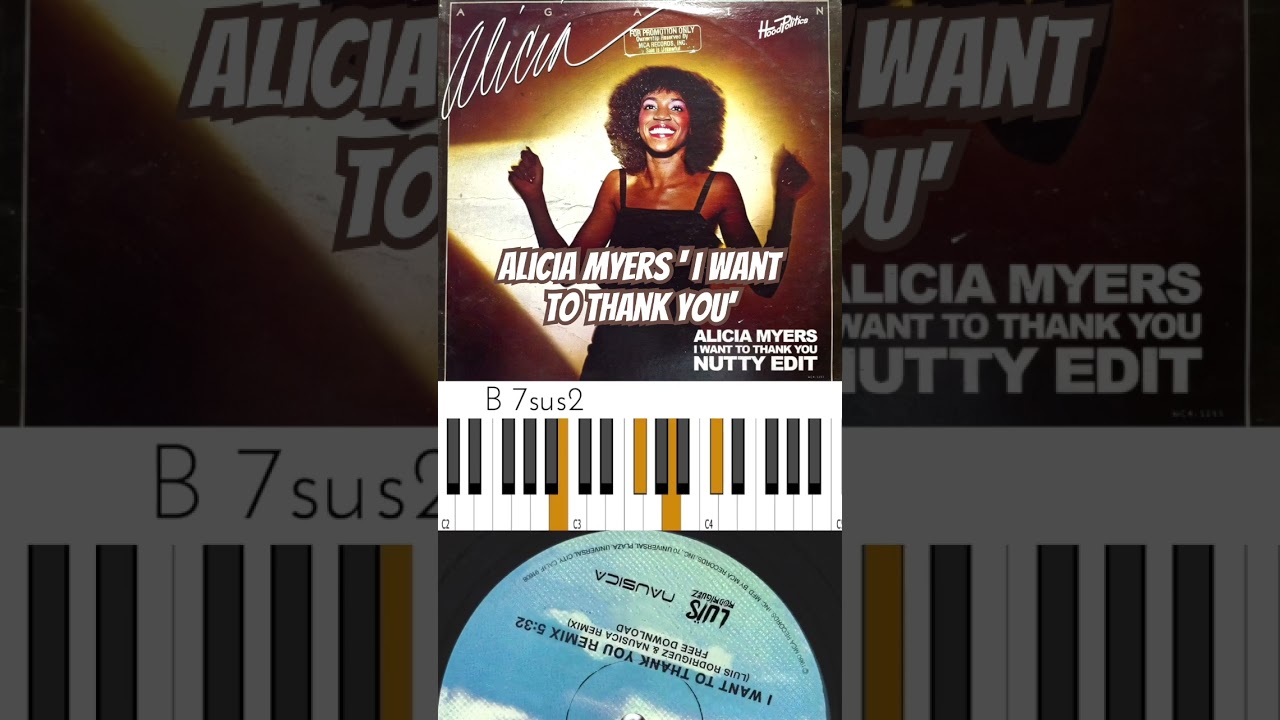Sampling Goldmine - Alicia Myers “I Want To Thank You” Chords