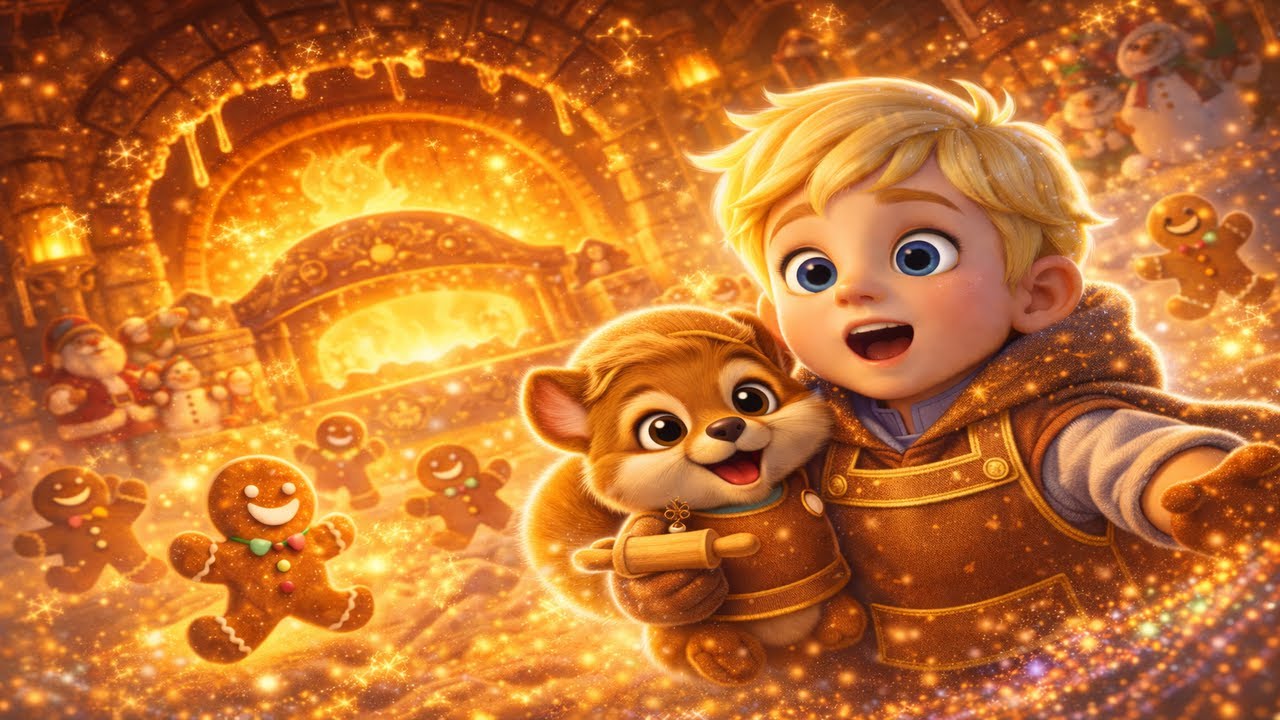The Ancient Gingerbread Oven – Liam & Puffy Tame the Baking Magic 🍪🔥✨