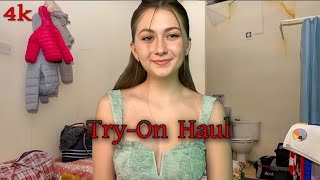 4K Tutorial Shein Hein 2025 Bikini Try-On Haul 4K Transparent Lingerie & See-Through Styles