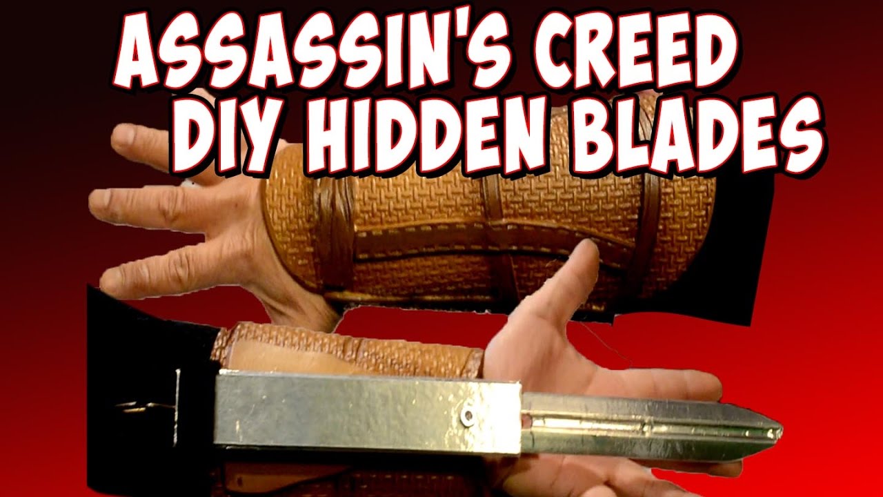Assassin's Creed Cosplay Gauntlets part 2 retractable hidden blades