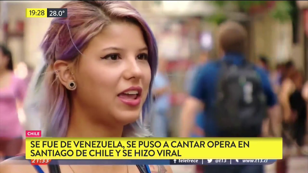 Canta opera, escapó de Venezuela y sigue su sueño en Chile