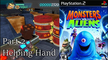 Monsters vs. Aliens the Game (2009, PS2) [Part 2] | Helping Hand (The Missing Link)