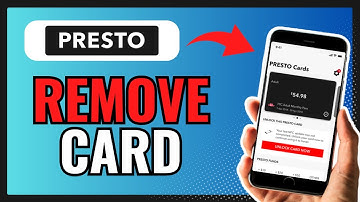 How To REMOVE CARD From PRESTO ACCOUNT 2024!