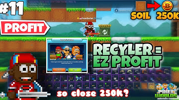 EZ PROFIT FROM RECYLER MINI EVENT | Soil To 250k Bytes #11 | Pixel Worlds