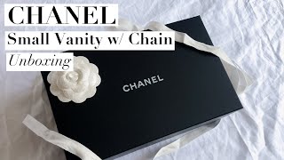 CHANEL Christmas Unboxing Part 2 HARD TO GET! | Chanel Small Vanity with Classic Chain 21C