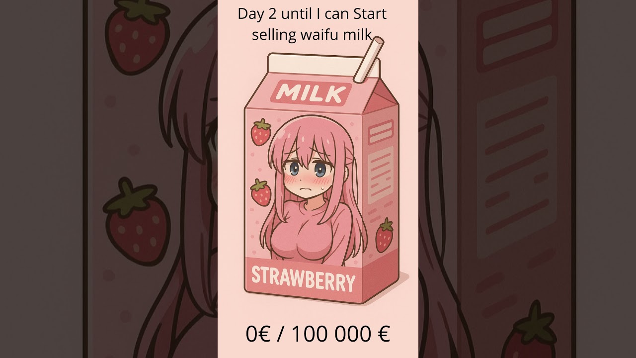 My waifu milk brand is becoming too real... 😳 