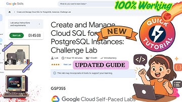 Create and Manage Cloud SQL for PostgreSQL Instances: Challenge Lab | Winter Edition | #GSP355