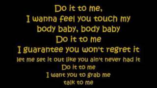 Video thumbnail of "Usher - Do it to me (with lyrics)"