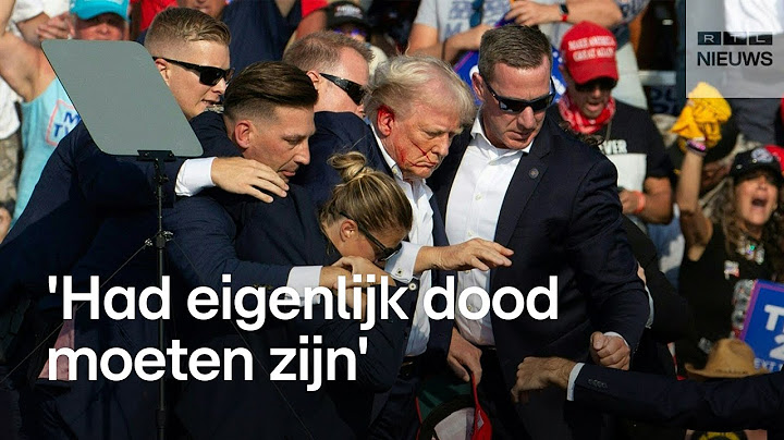 De moordaanslag op Trump: een reconstructie