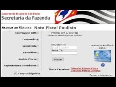 NOTA FISCAL PAULISTA CONSULTA - nota fiscal páulista consulta saldo 2019