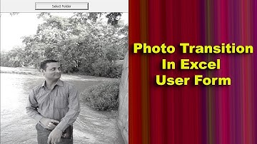 Photo Transition in Excel Userform | Excel Vba #Shorts