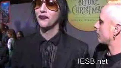 Marilyn Manson: premiere Nightmare before Christmas 3d