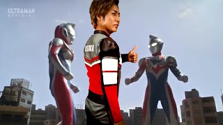 Ultraman Dyna in Decker with Takeshi Tsuruno's voice