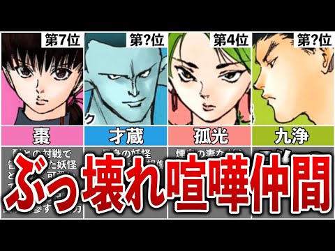 【幽遊白書】雷禅の喧嘩仲間・最強ランキングTOP9【ゆっくり解説】