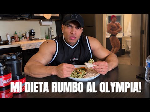 LO QUÉ COMO EN UN DÍA A 2 SEMANAS DEL OLYMPIA! / actualización