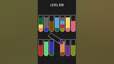 water sort puzzle - level 939