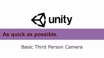 Unity3D Tutorial: Basic Third Person Camera