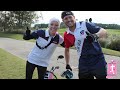 Speedgolf World Cup 2022 - Team Pink Streak - Alternate Shot Front 9 Holes