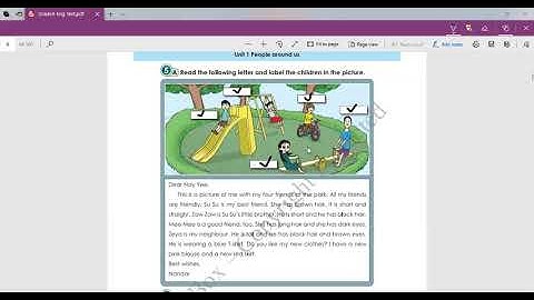 Grade(4) English Unit(1) Lesson(2) 5A , 5B