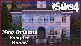 The sims 4 - New Orleans Vampire House (House build) - YouTube