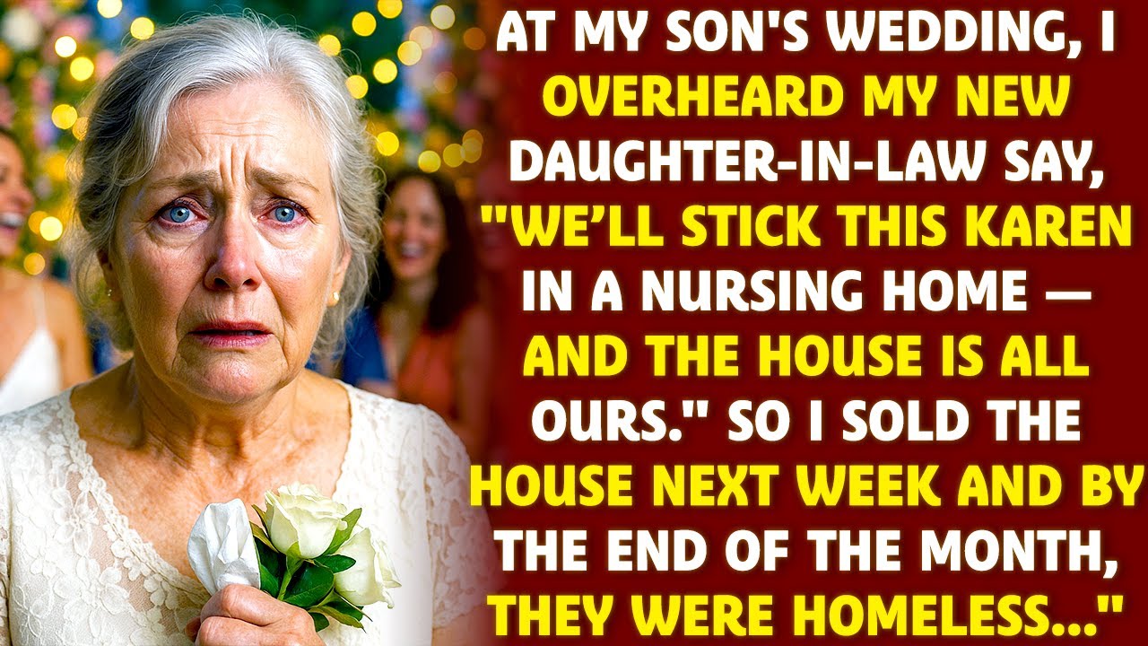 At my son's wedding, my daughter-in-law said, 