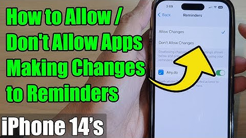 iPhone 14/14 Pro Max: How to Allow/Don