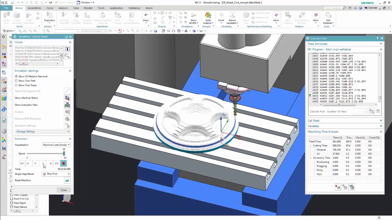 tecnomatix plant simulation software NX11.0.2 Time Analysis
