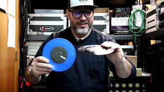 Serato 7"  Blue DVS Vinyl Record