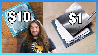 $1 vs. $10 Reusable Thermal Pad Benchmarks: No-Name, IC Diamond, & Carbonaut