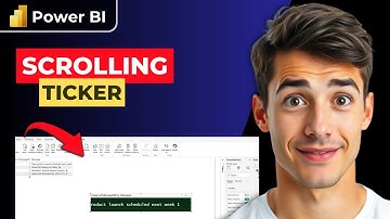 Hoe u een scrollende tekstticker in Power BI maakt (de eenvoudigste manier) (gids 2025)