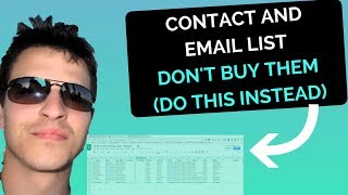 Contact and Email List - Don't Buy Them (do this instead)