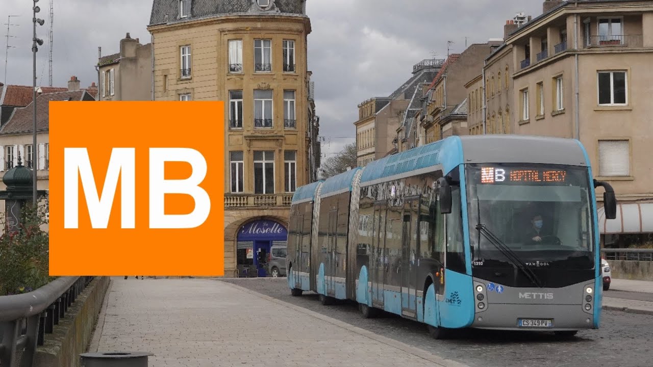 Van Hool Exquicity 24 Hybrid N°1310 - MB entre Grandes Écoles et Maternité - Réseau Le Met' - Metz