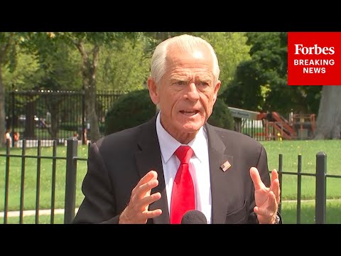 BREAKING NEWS: Peter Navarro, Trump's Top Trade Advisor, Speaks To Reporters After Shock PPI Report