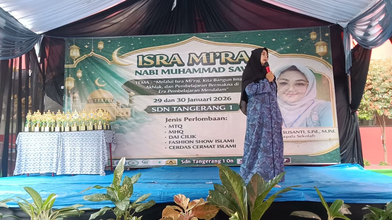 SAMBUTAN KETUA WALI MURID @SdnTangerang1 #isramirajnabimuhammad 