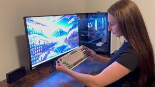 Redragon K681 Pro Wireless Mechanical Keyboard, Gasket Mounted RGB Gaming Keyboard with Volume Knob