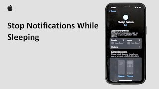 How To Stop Notifications While Sleeping 2026 | Enable Sleep Focus Mode On iPhone